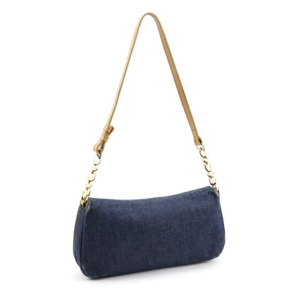 Dior Malice Bag Jeans fabric in Blue