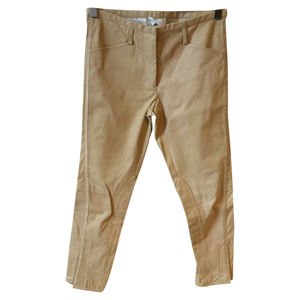 3.1 Phillip Lim Pantaloni di pelle beige