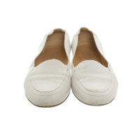 Truman's Slipper/Ballerinas aus Leder in Weiß