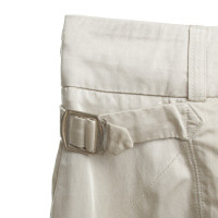 Turnover trousers in Beige