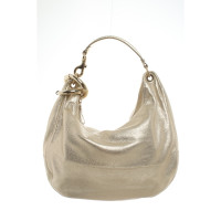 Jimmy Choo Handbag Leather in Gold