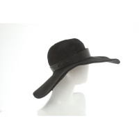 Isabel Benenato Hat/Cap Leather in Black