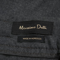 Massimo Dutti Hose aus Wolle in Grau
