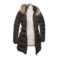 Add Down coat with fur collar