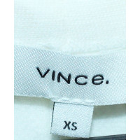 Vince Jacke/Mantel aus Viskose in Weiß