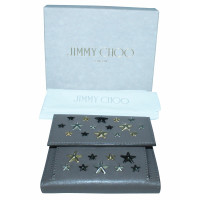 Jimmy Choo Clutch Bag Leather in Grey