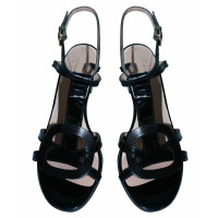 Robert Clergerie Sandals Leather in Black