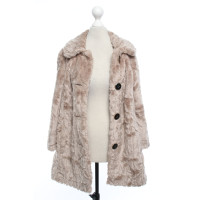 Topshop Jacket/Coat in Taupe
