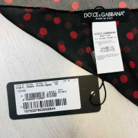 Dolce & Gabbana Sjaal Zijde in Zwart