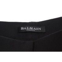 Balmain Paire de Pantalon en Laine en Noir