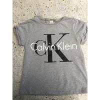 Calvin Klein Top Cotton in Grey