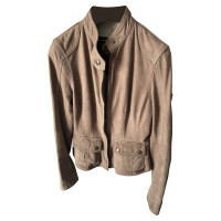 Belstaff Jas/Mantel Leer in Beige