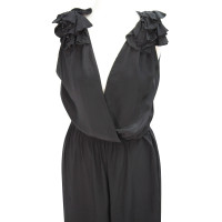 French Connection Silk jumpsuit in black