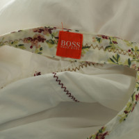 Hugo Boss Robe en coton blanc