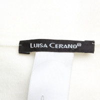 Luisa Cerano Twinset en gris / blanc