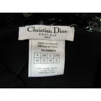 Christian Dior Vestito in Viscosa in Nero