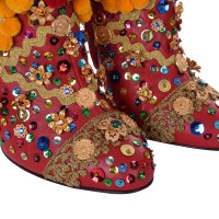 Dolce & Gabbana Stiefeletten mit dekorativem Besatz