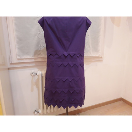 Moschino Cheap And Chic Kleid aus Baumwolle in Violett