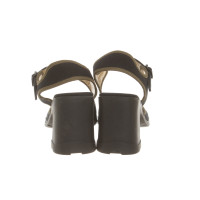 Vic Matie Sandals Canvas in Black