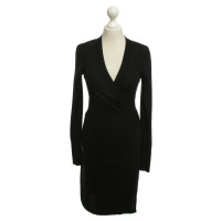 Diane Von Furstenberg Robe Wrap Son en noir