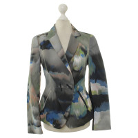 Armani Blazer avec jacquard multicolore