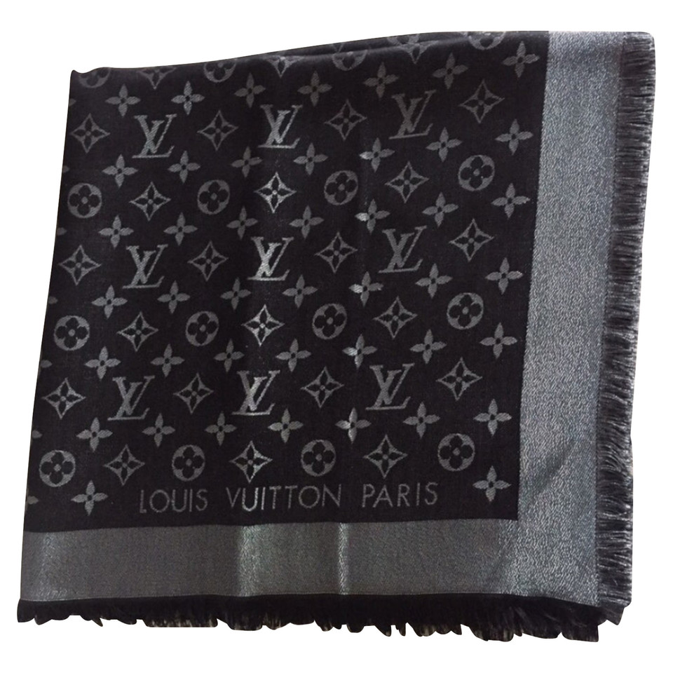 Louis Vuitton Stola Lurex in Schwarz