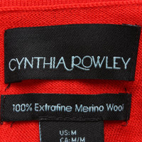 Cynthia Rowley Breiwerk Wol in Rood