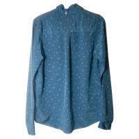 Mi H MiH Blue silk blouse