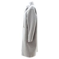Victoria Beckham Jacke/Mantel aus Wolle in Grau