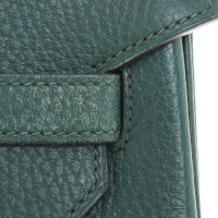 Hermès Birkin Bag 40 aus Leder in Grün