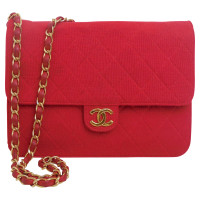 Chanel "Single Flap Bag" in rosso