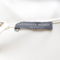 Alexander McQueen Zijden top in crème