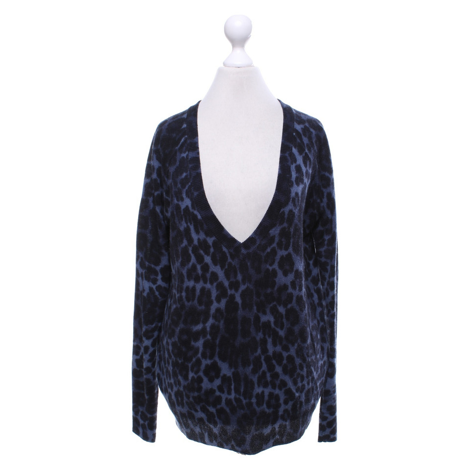 Juicy Couture Sweater in blue / black