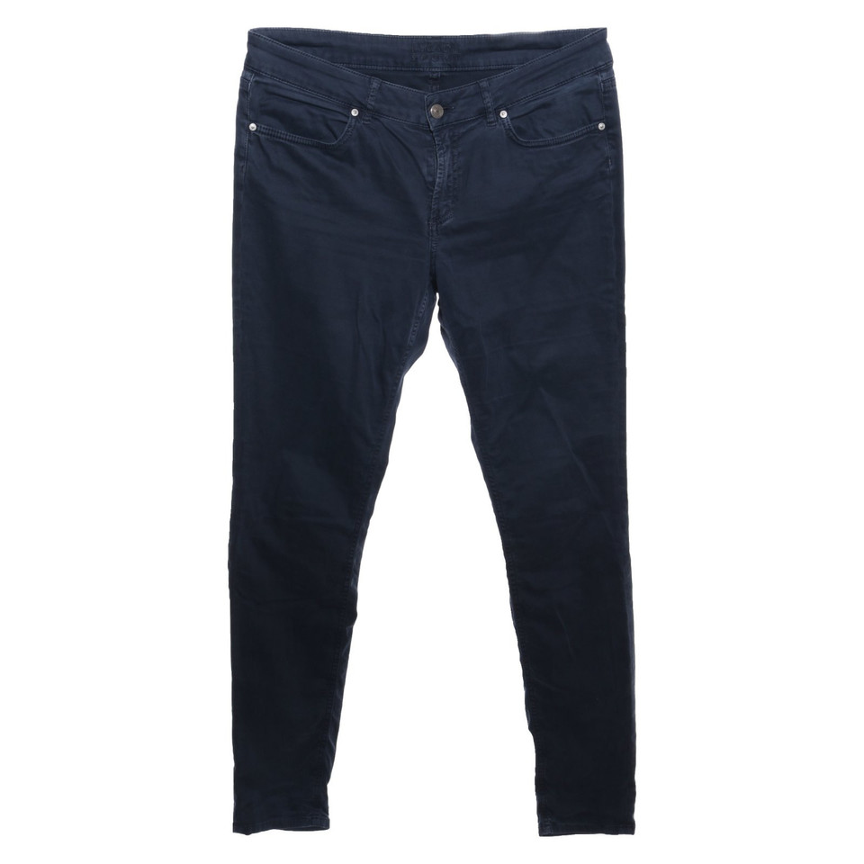 Escada Paire de Pantalon en Coton en Bleu