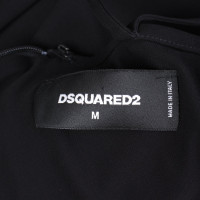 Dsquared2 Kleid aus Viskose in Schwarz