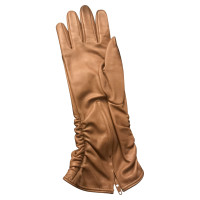 Gianfranco Ferré Gloves Leather in Ochre