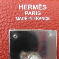 Hermès Kelly Bag 40 aus Leder in Rot