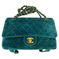 Chanel Classic Flap Bag en Cuir en Vert