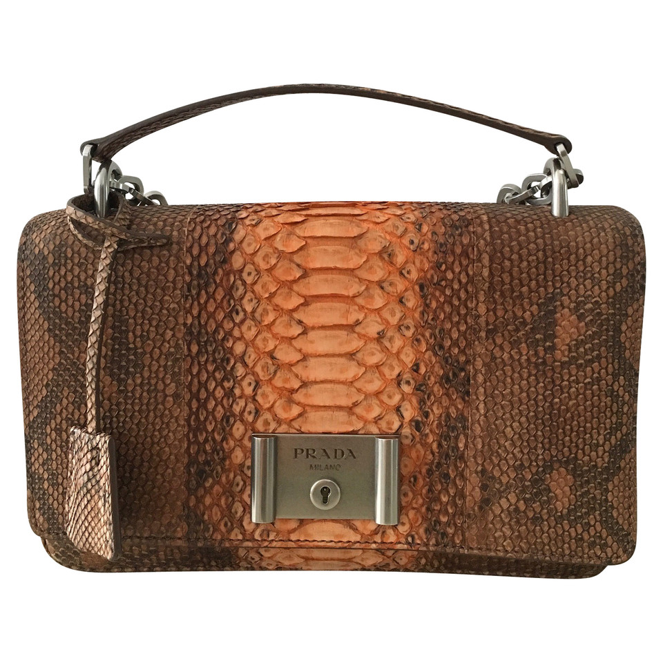 Prada Handbag made of python leather