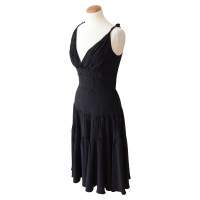 Prada black silk evening dress