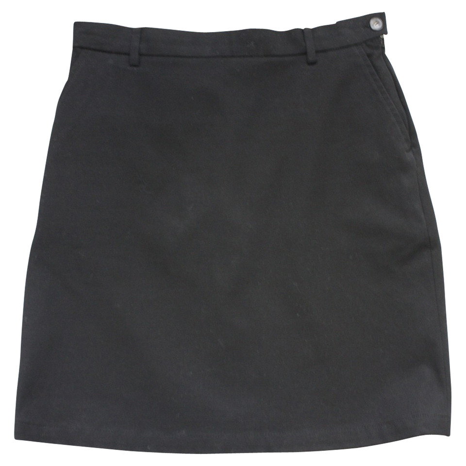 Max Mara Skirt Cotton in Black