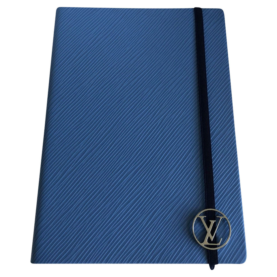 Louis Vuitton Accessoire Leer in Blauw