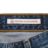 Adriano Goldschmied Short en Coton en Bleu