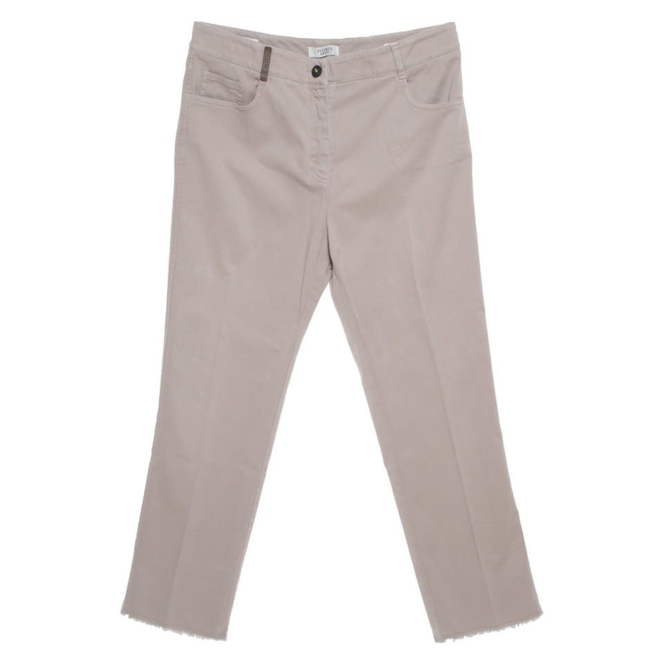 Peserico Jeans aus Baumwolle in Taupe