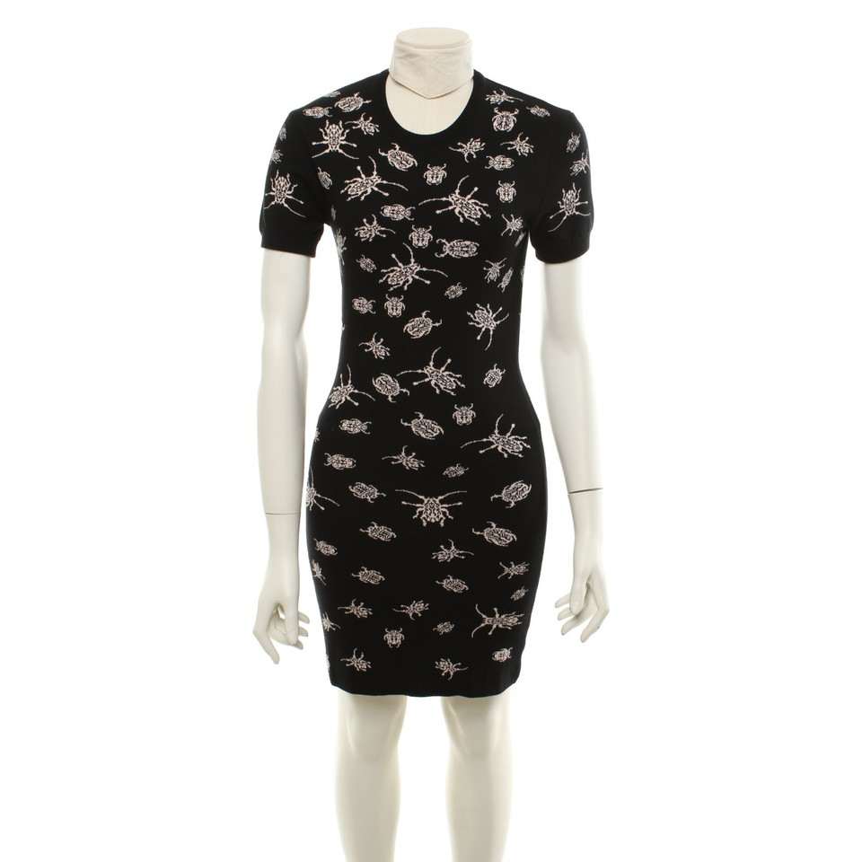 Alexander McQueen Knit dress with insect pattern