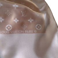 Louis Vuitton Sciarpa in Seta in Crema