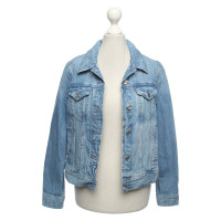 J. Crew Jacke/Mantel aus Baumwolle in Blau