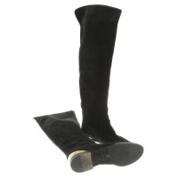 Sergio Rossi Leather boots in black