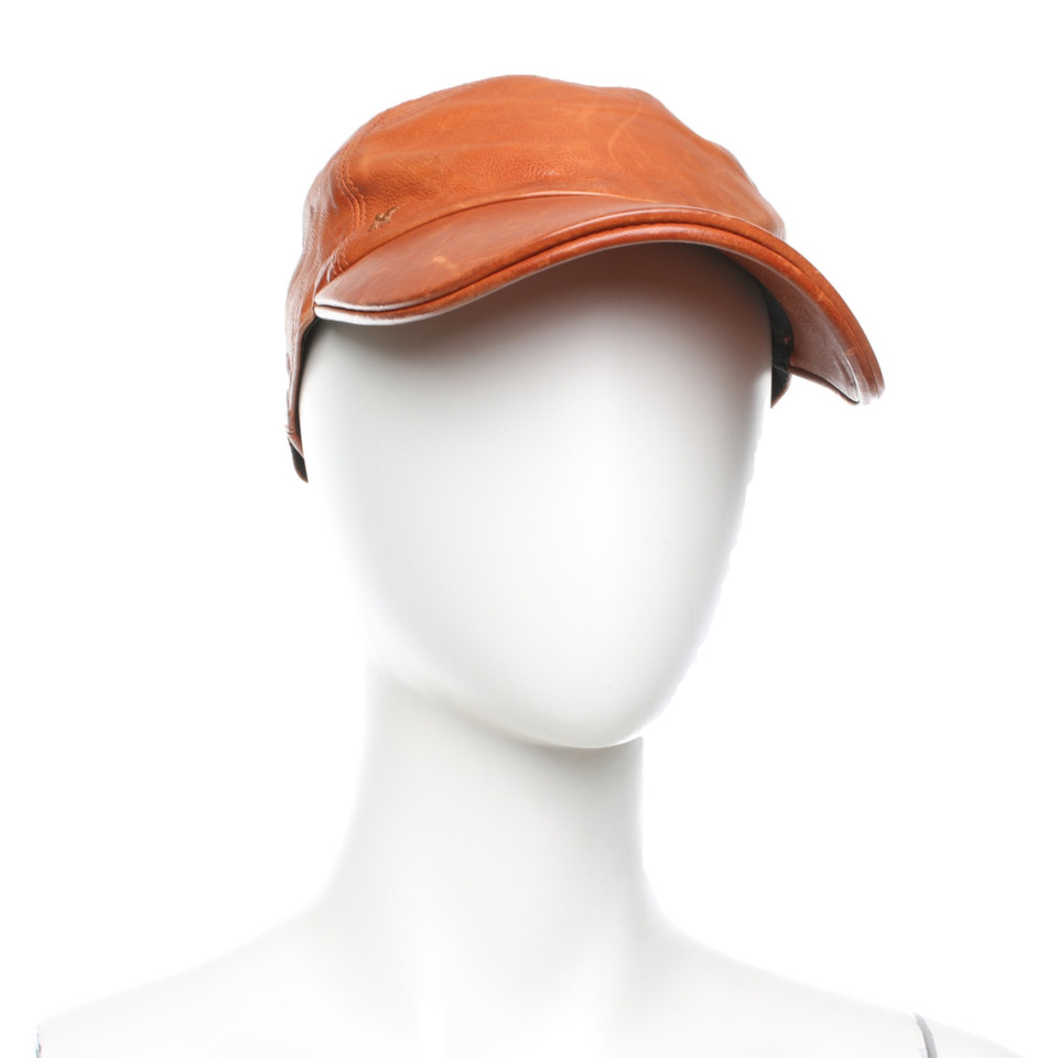 Hermès Hat/Cap Leather in Brown
