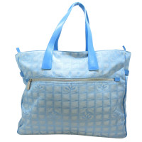 Chanel Reisetasche aus Canvas in Blau